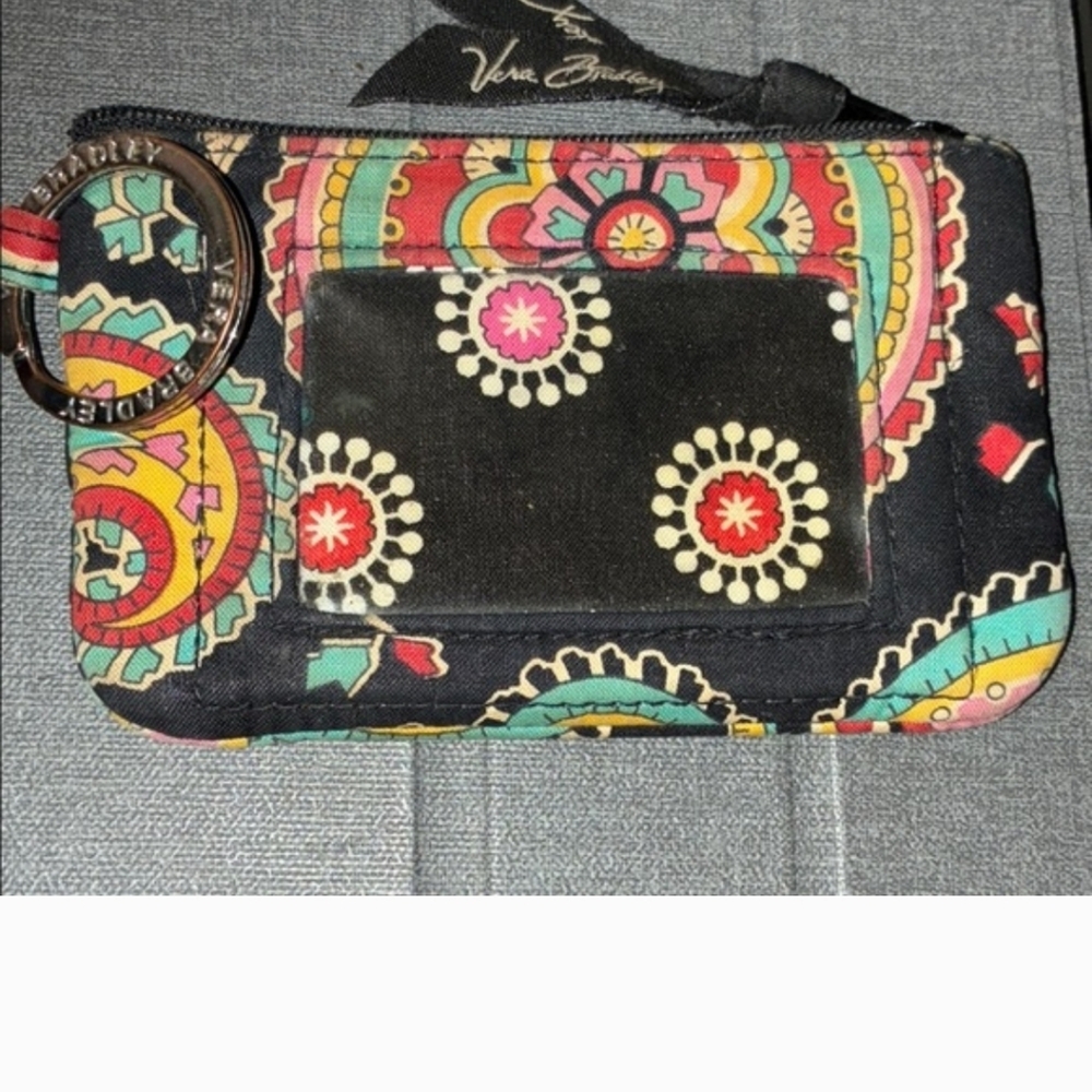 Vera Bradley Black Multicolor Patterned Women's C… - image 1